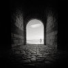 pinhole picture of entrance at hotin fortress
